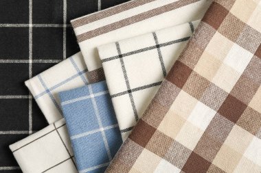 Arka plan, metin için yer olarak kumaş peçeteler