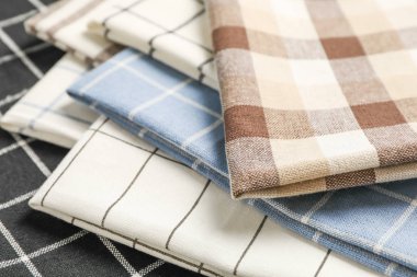 Arka plan, metin için yer olarak kumaş peçeteler