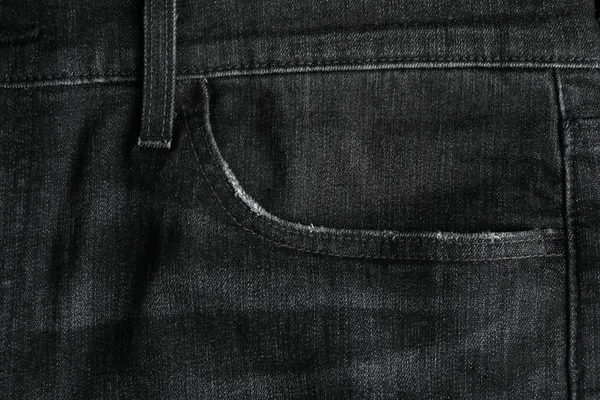 Close Beeld Van Jeans Zak Als Achtergrond Ruimte Voor Tekst — Stockfoto