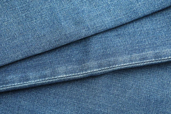 Textuur Van Blue Jeans Als Achtergrond Ruimte Voor Tekst — Stockfoto