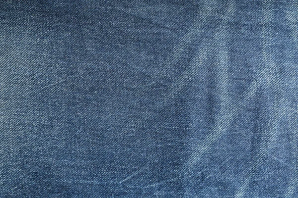 蓝色牛仔裤的纹理作为背景 文本的空间 — 图库照片