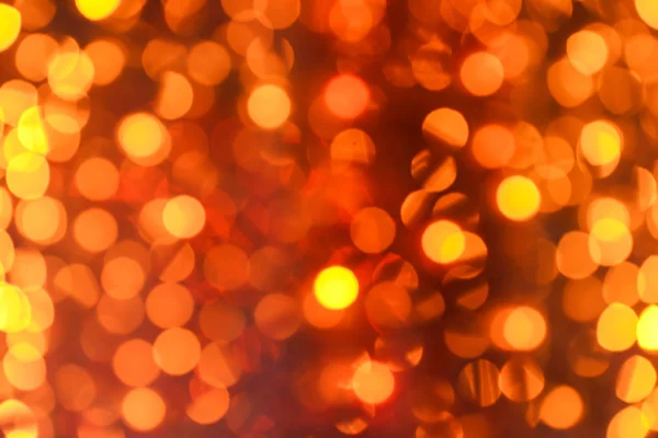 Blurred orange lights as background, space for text — Stock Photo, Image