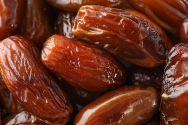 Arka plan, çekim olarak lezzetli ham organik tarihler