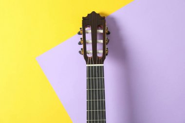 Gitar boyun iki ton arka plan, metin için boşluk