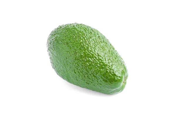 Зрізати авокадо ізольовано на білому тлі. Здорова їжа — стокове фото