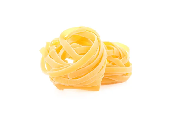 Pasta isolated on white background, closeup. Dry uncooked whole — Stock Photo, Image