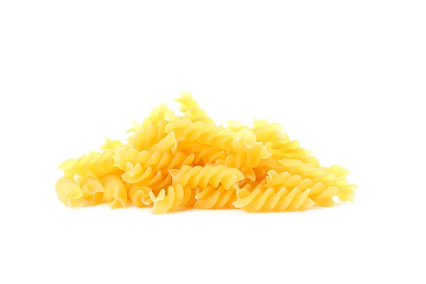 Pasta isolated on white background, closeup. Dry uncooked whole — Stock Photo, Image