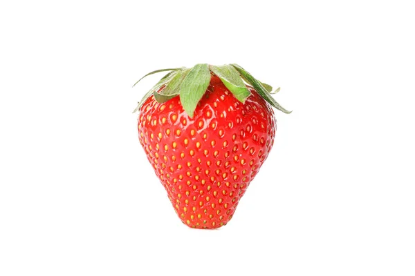 Strawberry isolated on white background. Summer sweet fruits and — Stock Photo, Image