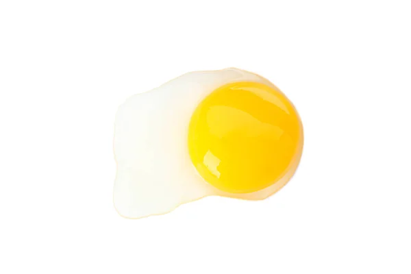 Żółtko surowe jaja na białym tle na białym tle — Zdjęcie stockowe