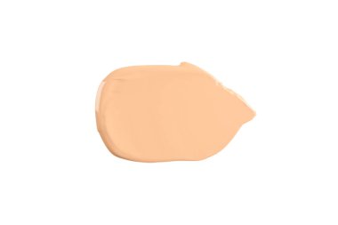 Sıvı temel lekesi beyaz arkaplanda izole edildi