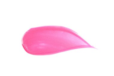 Dudak parlatıcısı beyaz arka plan üzerinde izole. Makyaj ürünleri