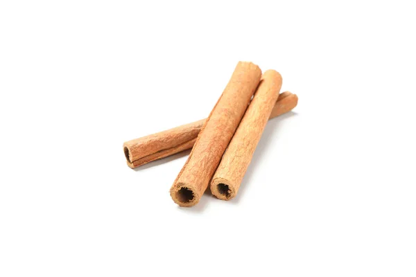 Cinnamon sticks isolated on white background. Sweet spice — Stock Photo, Image