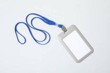 Beyaz arkaplanda boş isim etiketi, metin için boşluk