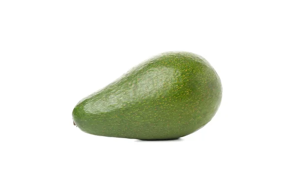 Reife Frische Avocado Isoliert Auf Weißem Hintergrund — Stockfoto