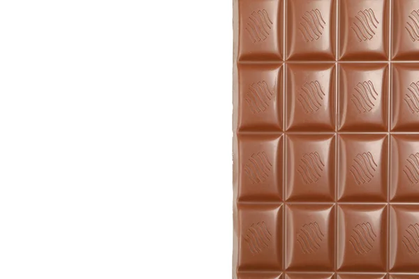 Смачний Шоколадний Батончик Ізольований Білому Тлі — стокове фото