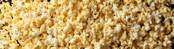 Chutný Popcorn Výhled Shora Jídlo Pro Sledování Kina — Stock fotografie