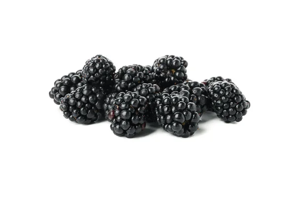 Delicious Fresh Blackberry Isolated White Background — Stock Photo, Image