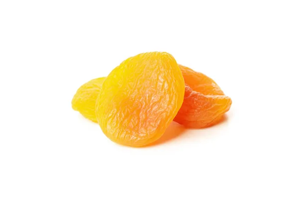 Tasty Dried Apricot Isolated White Background — Stock Photo, Image