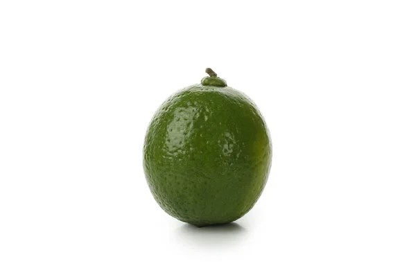 Frische Grüne Avocado Isoliert Auf Weißem Hintergrund — Stockfoto