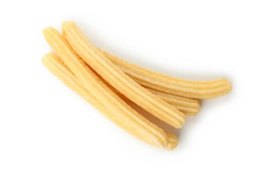 Beyaz arka planda izole tatlı churro