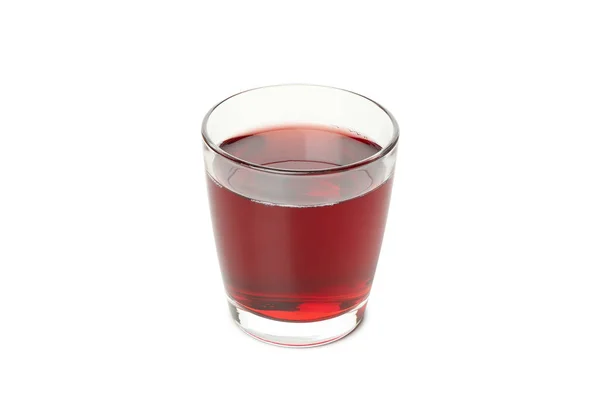 Glass Pomegranate Juice Isolated White Background — Stock Photo, Image