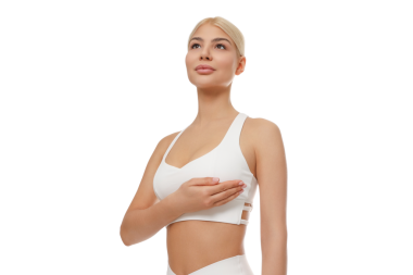 Denge ve barışı destekleyen, izole edilmiş bir yoga pozisyonu sergiliyor.