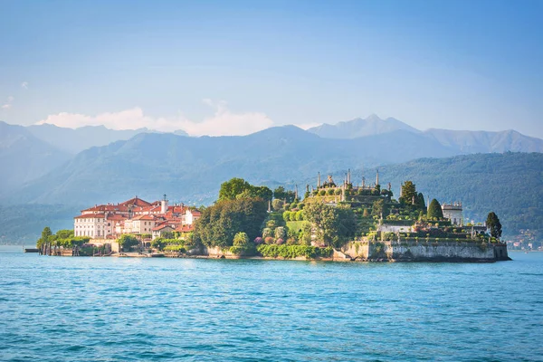 Lago Maggiore Und Insel Bella Bei Stresa Norditalien — Stockfoto