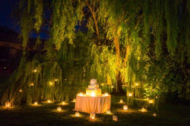 güzel düğün pastası açık