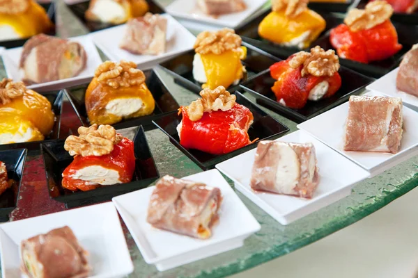 Varietà Antipasti Finger Food — Foto Stock