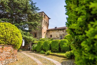 Moncrivello kalede açık töreni Düğün, bulunan Turin, Piedmont, İtalya
