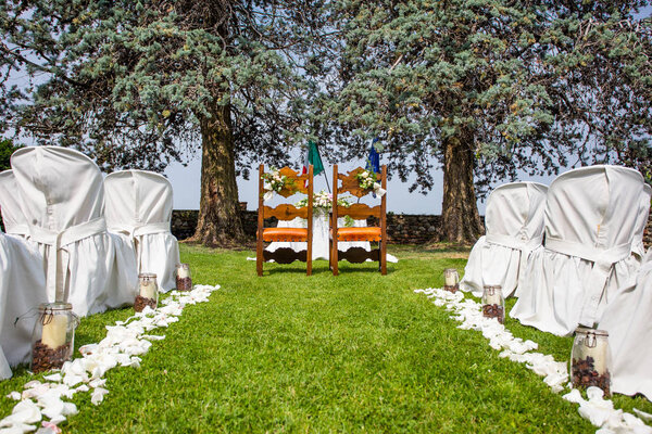 wedding set up, wedding ceremony