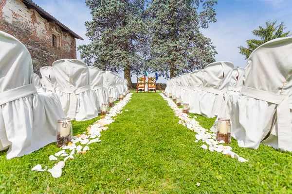 Organizzazione Matrimoni Cerimonia Nuziale — Foto Stock