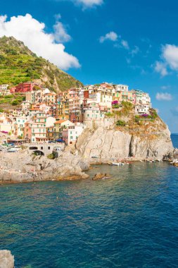Vernazza, Cinque Terre, İtalya'nın doğal görünümü