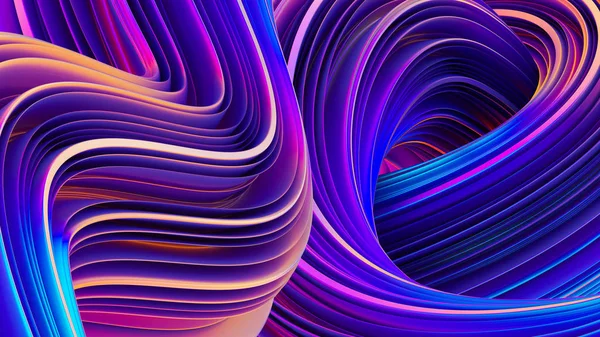 Fondo geométrico abstracto en colores vibrantes ultravioleta holográficos — Foto de Stock