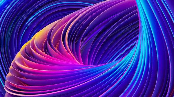 Obrazec Zatáčka kapaliny v pohybu 3d abstraktní barevné tekutiny návrhu pozadí — Stock fotografie