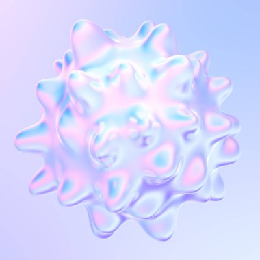 El ilanı afiş ve afiş tasarımı için soyut ferrofluid 3d şekil sıvı 3d tasarım elemanı