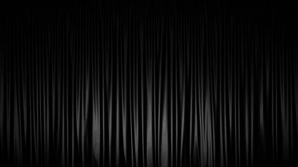 Cortina ondulada negro o cortinas fondo abstracto — Foto de Stock