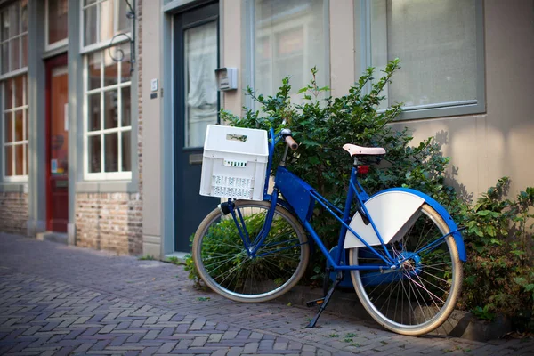 Vélos Dans Les Rues Néerlandaises — Photo