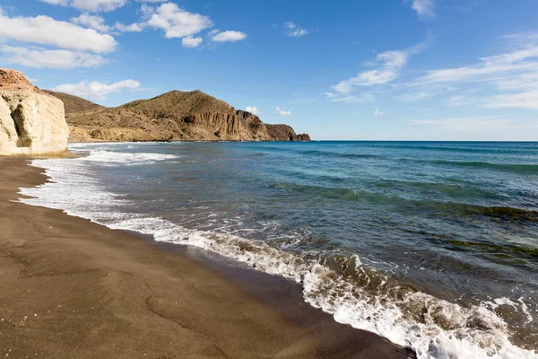 Isleta Del Moro Plajı Cabo Gata Doğal Parkı Spanya — Stok fotoğraf