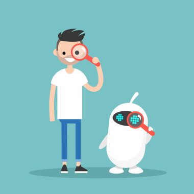 Arama kavramsal çizimi. M-seyir karakterler