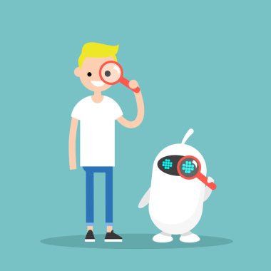 Arama kavramsal çizimi. M-seyir karakterler