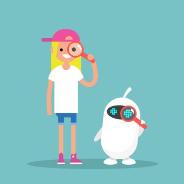 Arama kavramsal çizimi. M-seyir karakterler