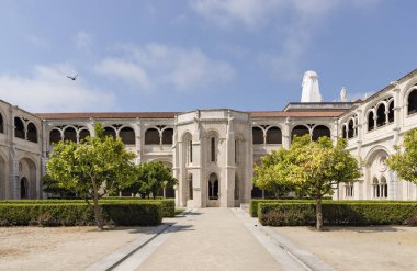 Alcobaca, Portekiz - bahçeleri Mosteiro de Santa Maria de Alcobaca