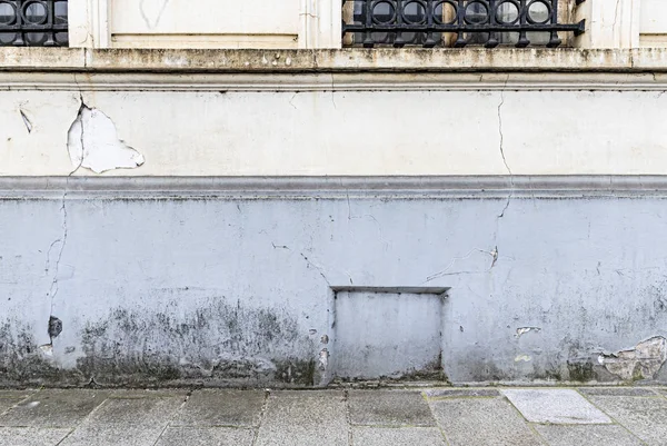 Texturas urbanas: pared azul rústica - Gante, Bélgica — Foto de Stock
