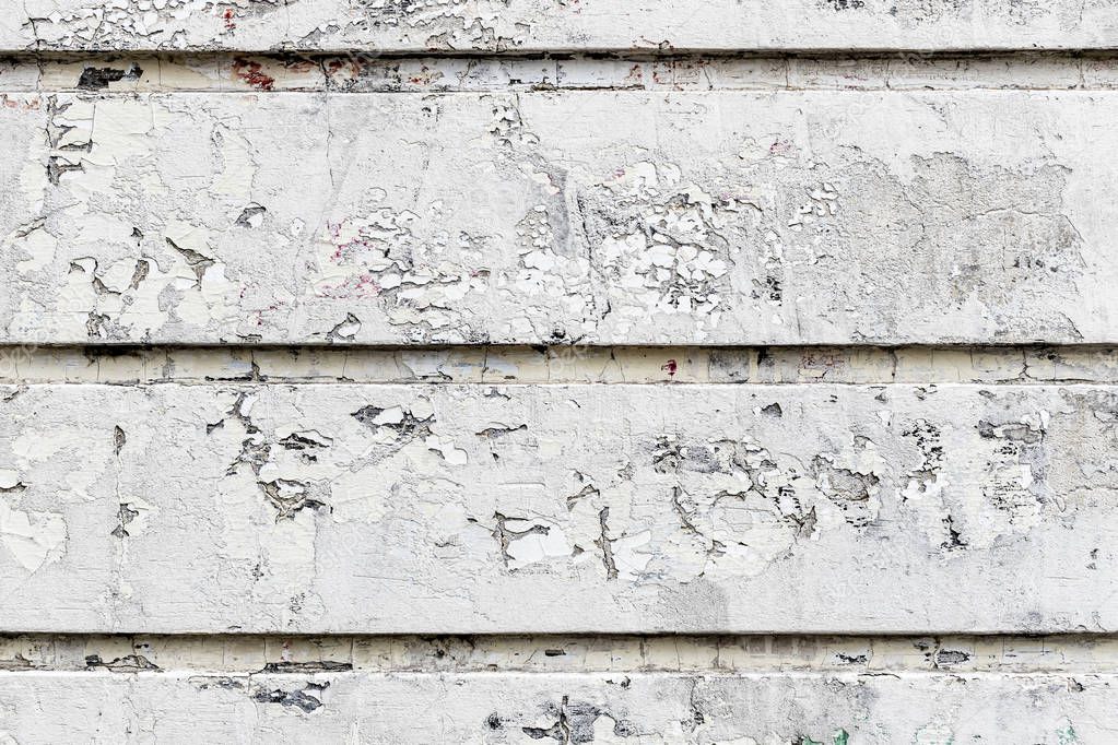Urban textures - close up of rustic white wall