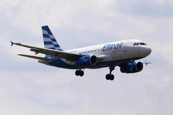 Borispol Ukraine Mai 2018 Avion Emb Ellinair Airbus A319 100 — Photo