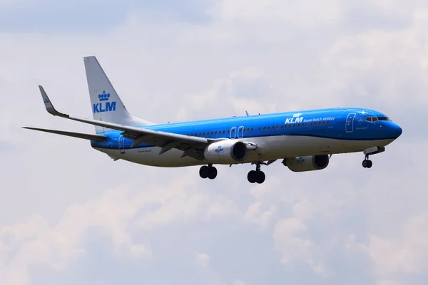 Борисполь Украина Мая 2018 Года Самолеты Bxt Klm Royal Dutch — стоковое фото