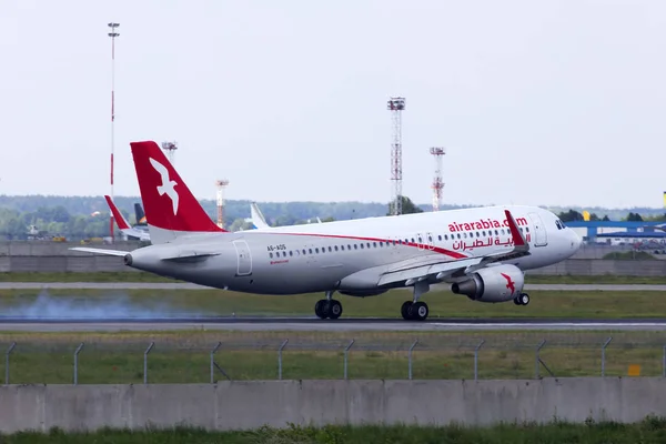 Borispol Ucrania Mayo 2018 Aos Air Arabia Airbus A320 200 — Foto de Stock