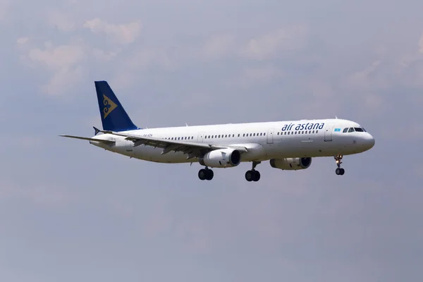 Borispol Ukraina Maja 2018 Kda Air Astana Airbus A321 200 — Zdjęcie stockowe