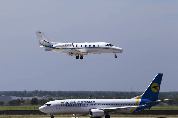 Boryspil Ukrajina Května 2018 Cttt Augusta Air Cessna 560Xl Citation — Stock fotografie